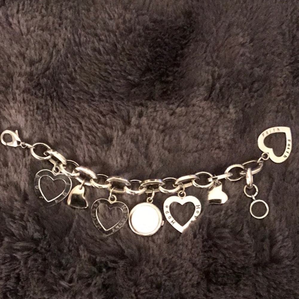 Charm bracelet watch